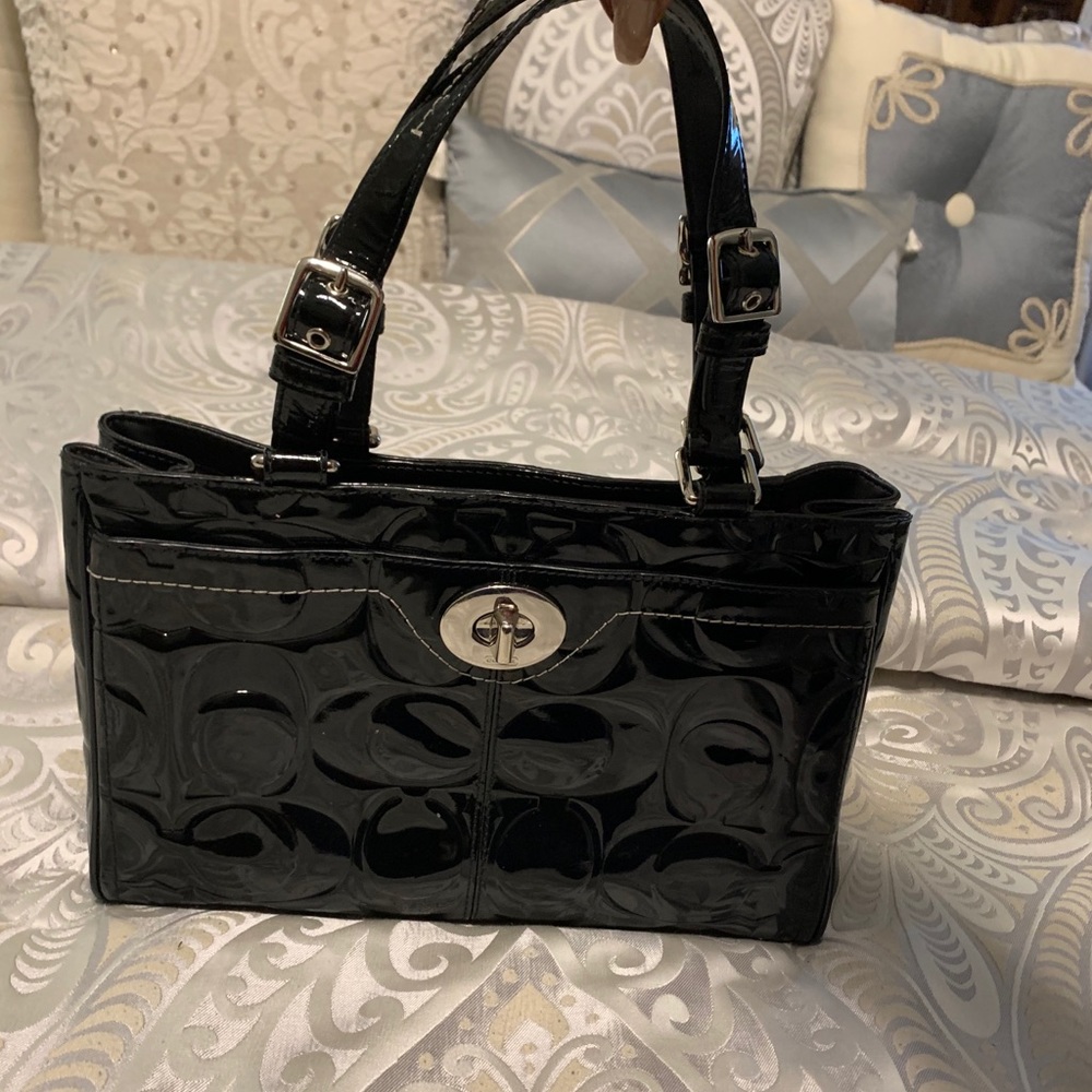Black coach bag